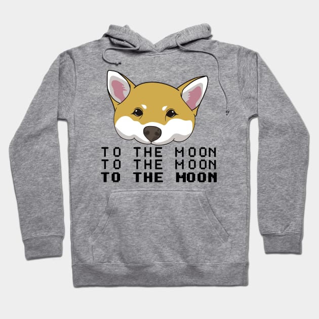 Stonks - Shiba to the Moon Hoodie by Divoc